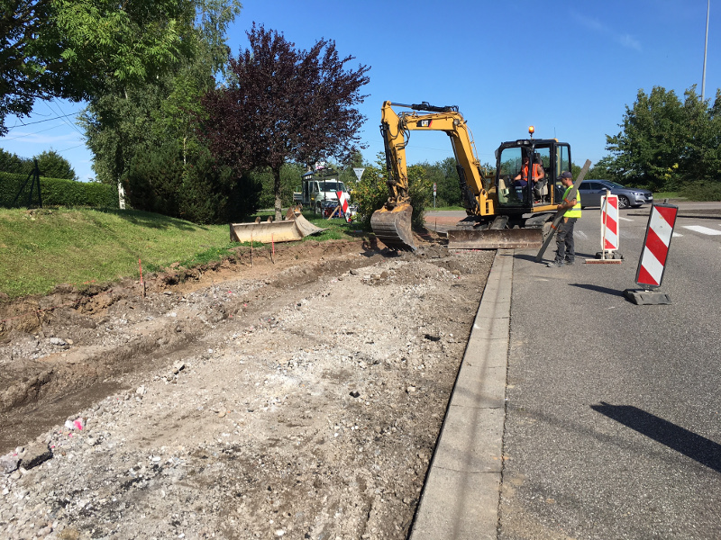 Travaux rue d’Alsace