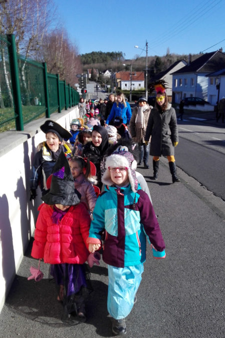 Carnaval dans les écoles