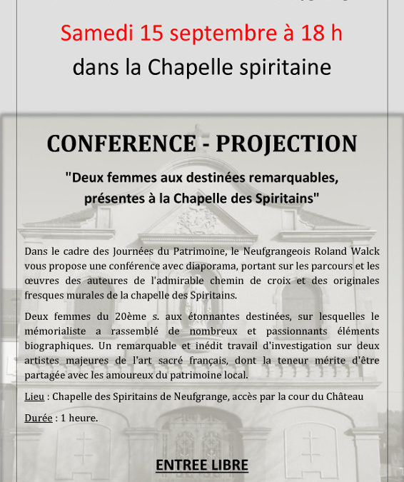 Journée du patrimoine – Neufgrange 2018